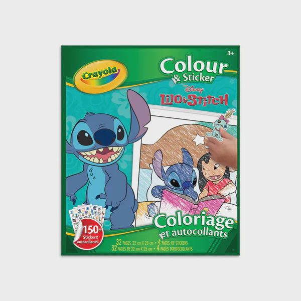 Coloriage et autocollants / Lilo &amp; Stitch