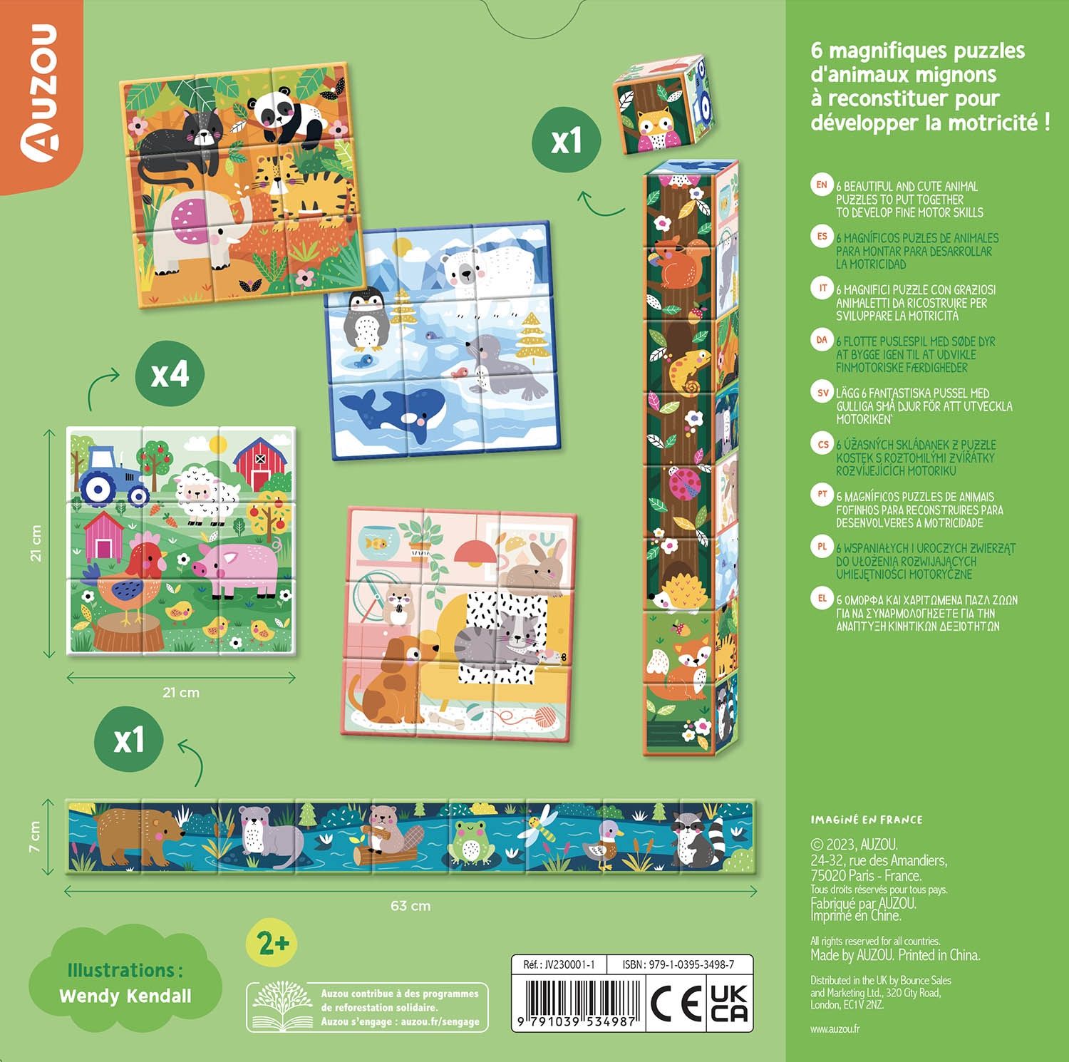 Mes cubes puzzle / Animaux mignons