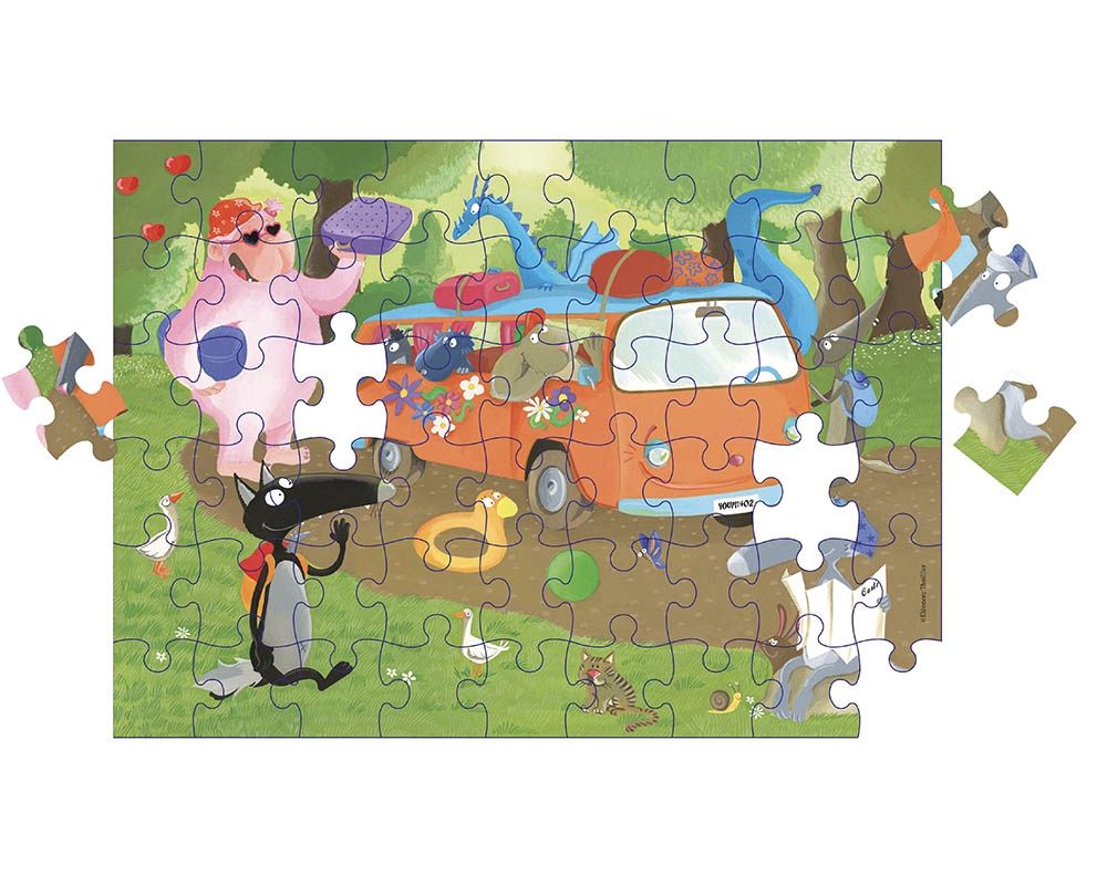 Ma boite puzzle du loup (54 mcx)