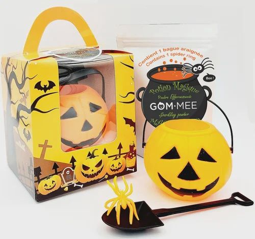 Boite Surprise ORANGE bain des petits sorciers