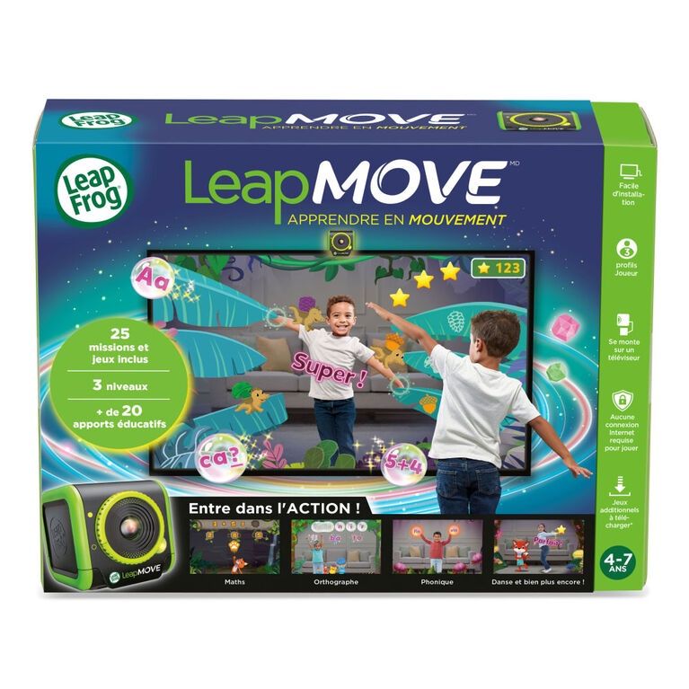 Leap Move / Système de jeu vidéo d&#39;apprentissage actif (Fr)