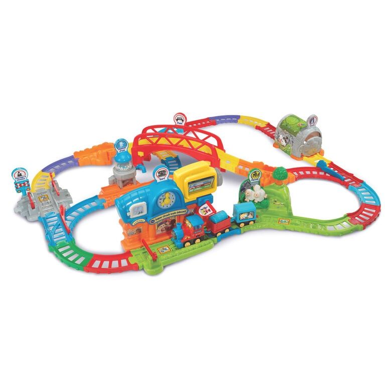 Super circuit train éducatif + Adam train marchand (Fr)