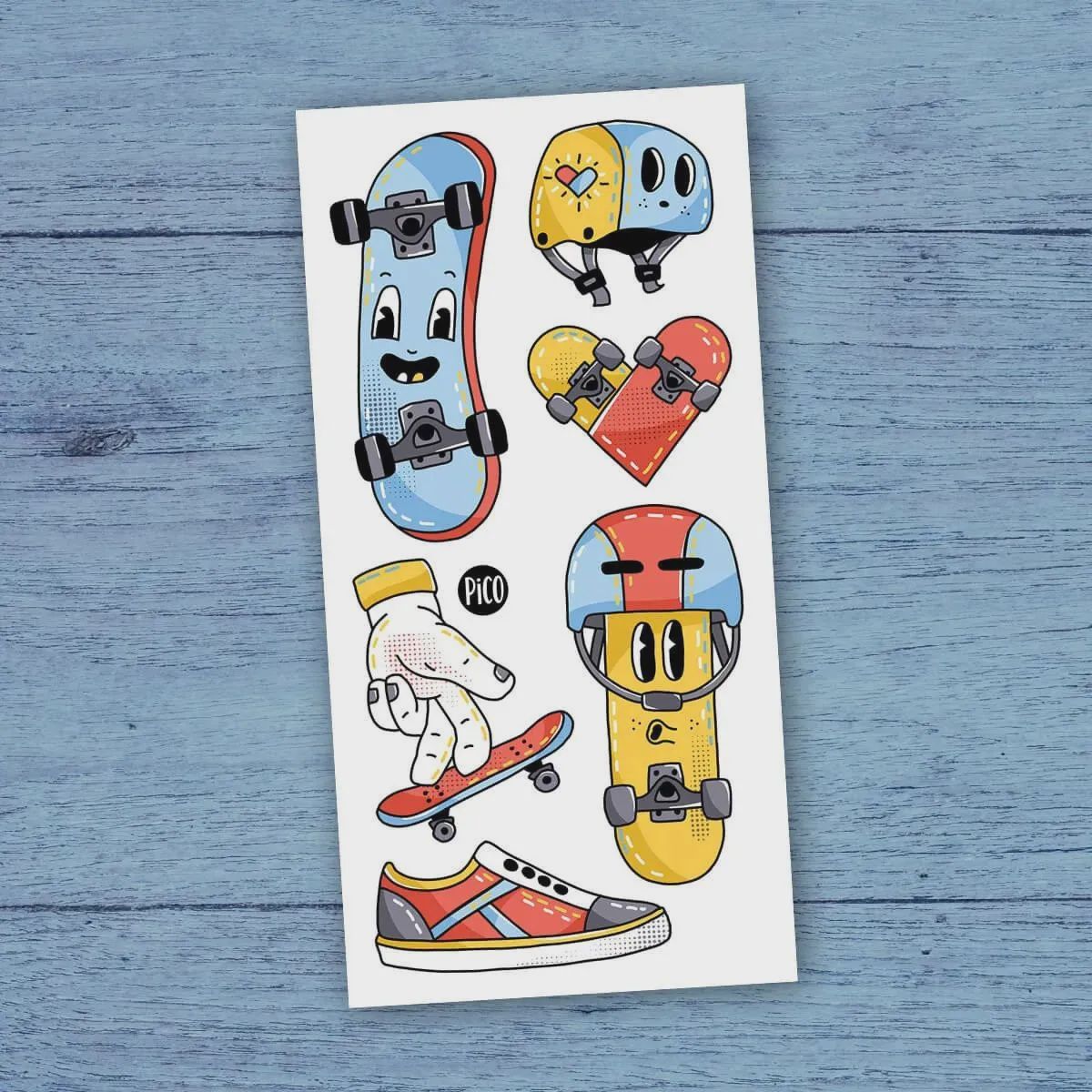 Tatouage Temporaire - Les planches en folie