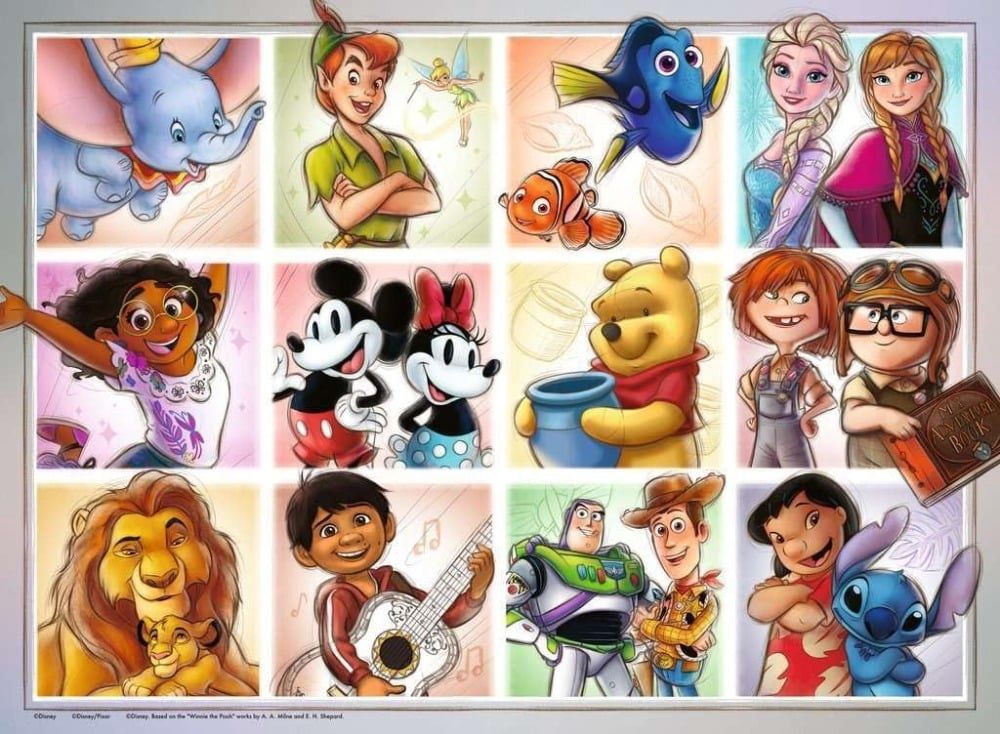 C.T. - Personnages de Disney (100 mcx - XXL)