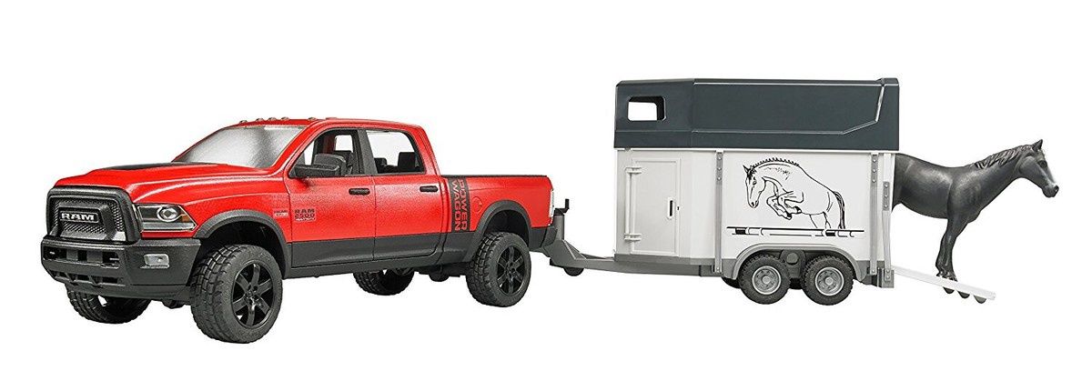 Camion RAM 2500 Pickup  avec remorque et cheval