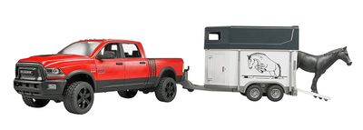 Camion RAM 2500 Pickup  avec remorque et cheval