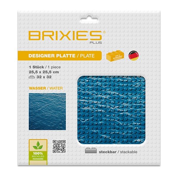 Plaque à motif 25cm x 25cm / Eau