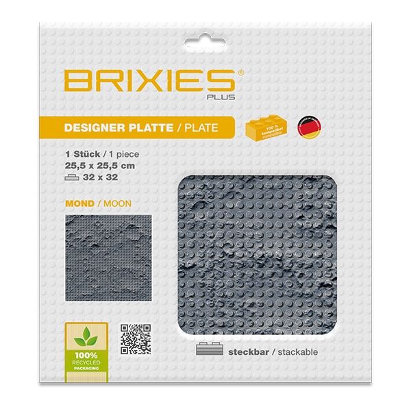 Plaque à motif 25cm x 25cm / Lune