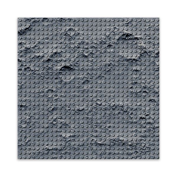 Plaque à motif 25cm x 25cm / Lune