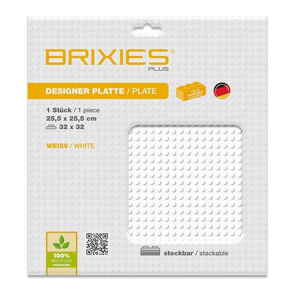 Plaque de base 25cm x 25cm / Blanc