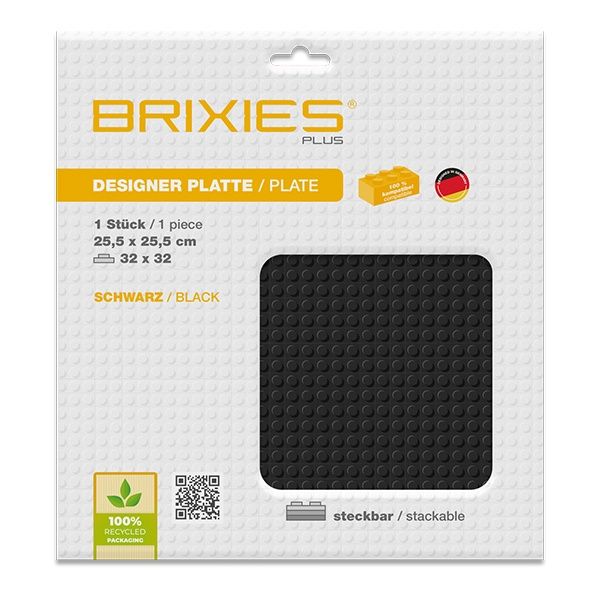 Plaque de base 25cm x 25cm / Noir