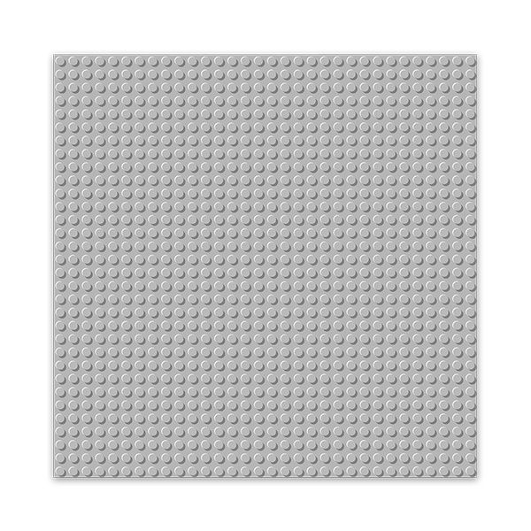 Plaque de base 25cm x 25cm / Gris clair