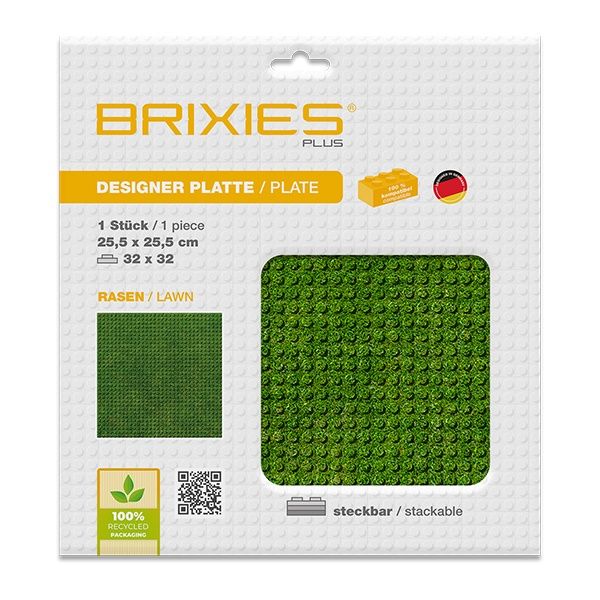 Plaque à motif 25cm x 25cm / Pelouse