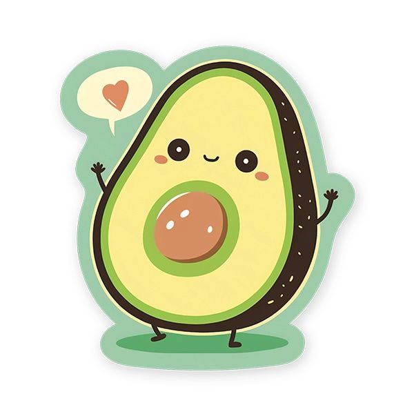 StickerYou / Cute Avocado