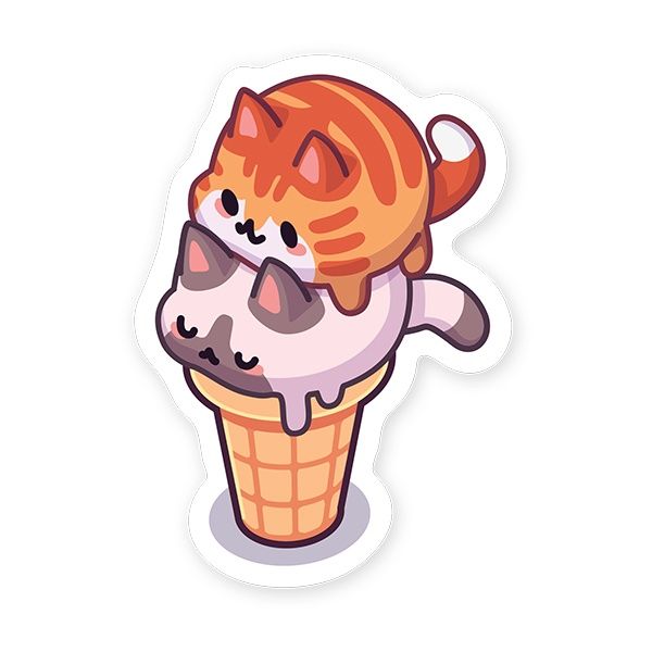 StickerYou / Ice cream Kitty