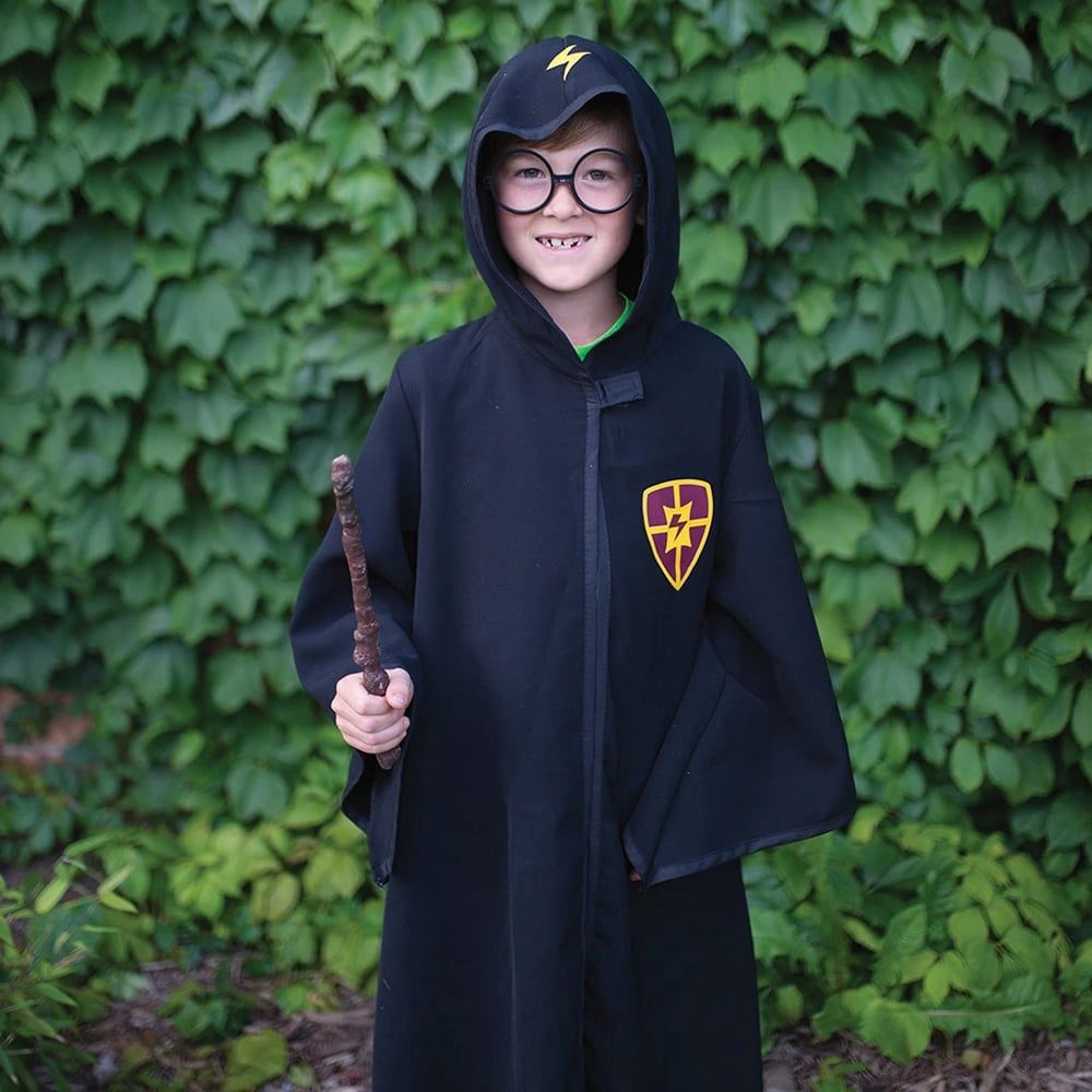 Cape de sorcier et lunettes (7-8 ans)