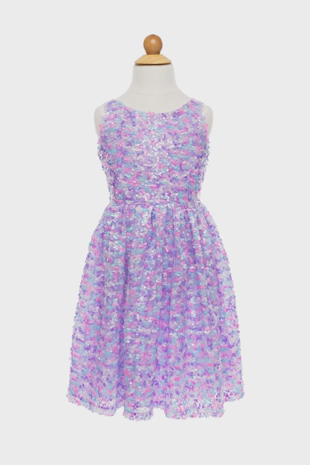 Robe party en sequin lila (3-4)