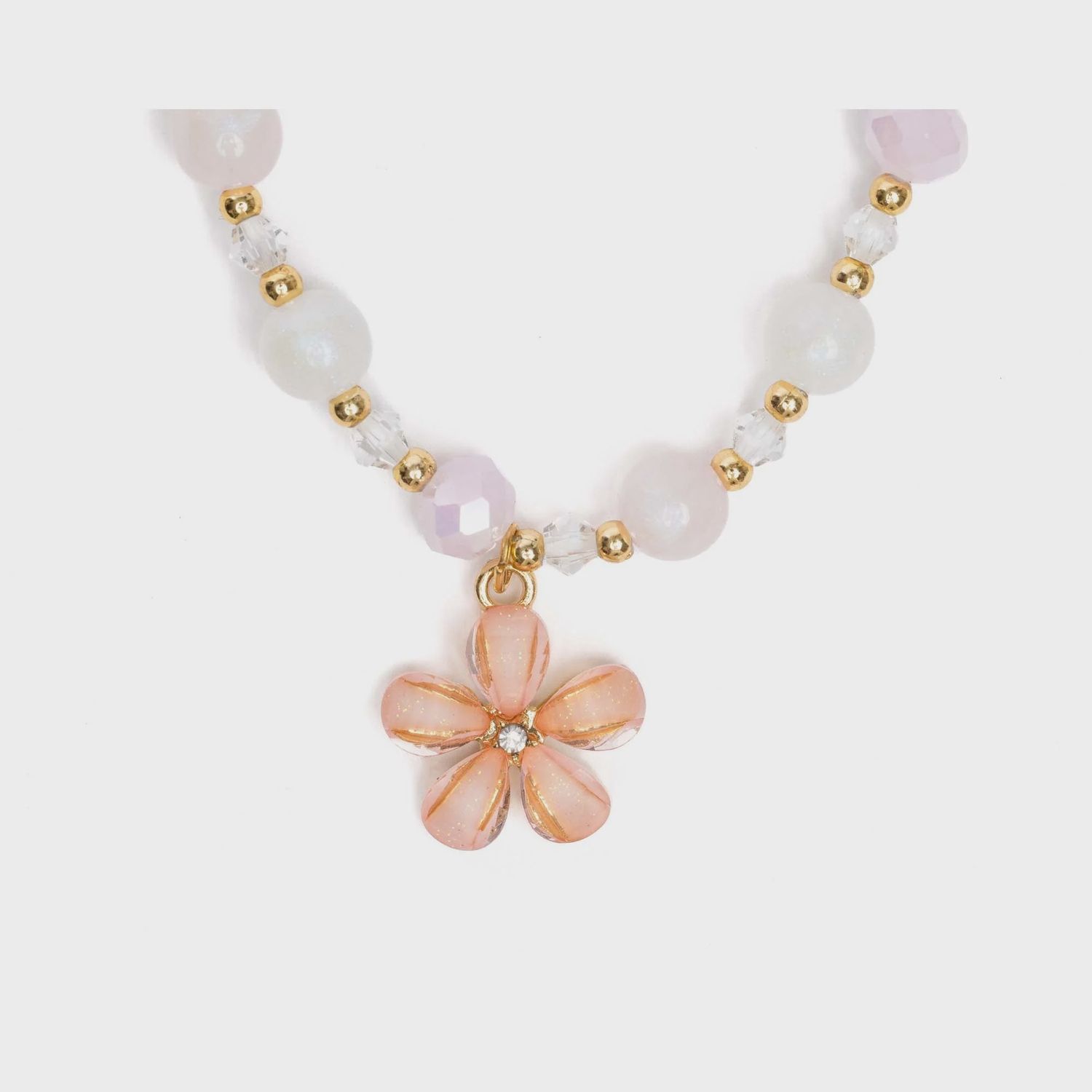 Ensemble Collier et Bracelet Fleur
