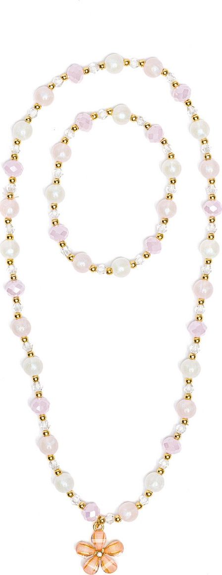 Ensemble Collier et Bracelet Fleur