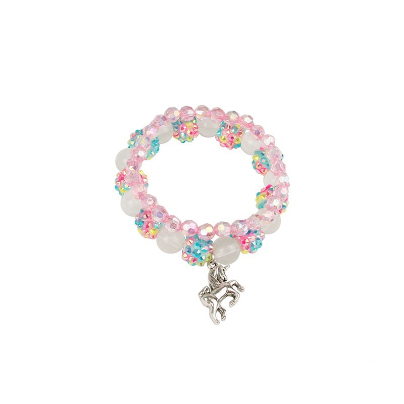 Bracelet poney licorne étincelant