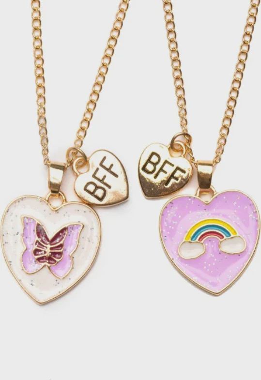 Collier BFF Arc-En-Ciel / Papillon