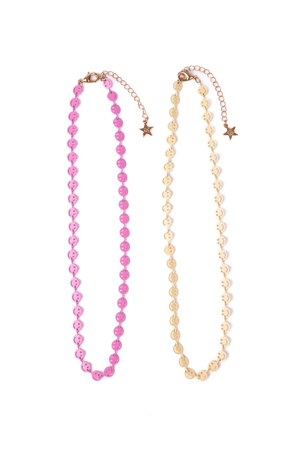 Collier Smiley limonade