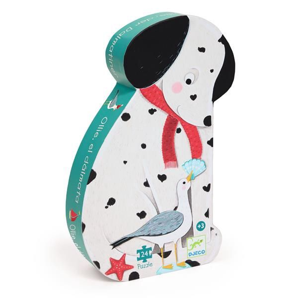 Puzzle silhouette / Ollie, le dalmatien (24 mcx)