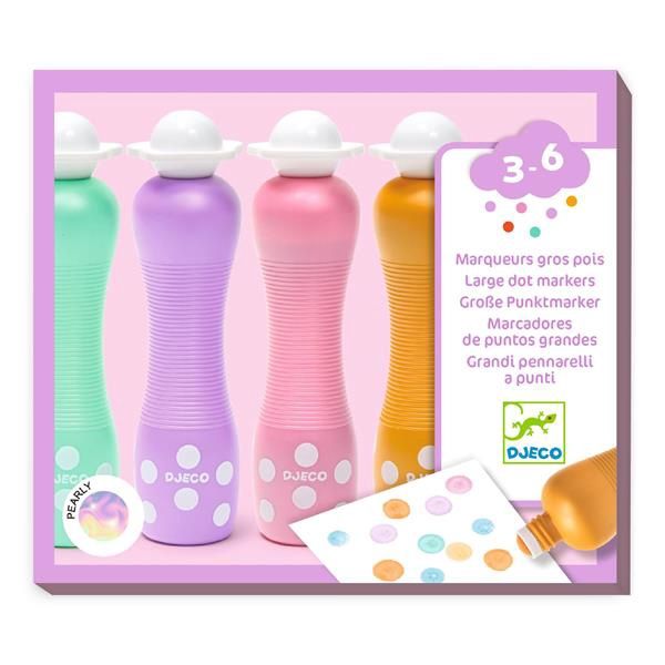 Marqueurs gros pois / Pearly (4 marqueurs)