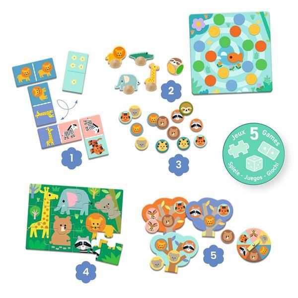 5 Jeux / Animaux sauvages
