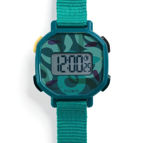 Montre Digitale / Green Snakes