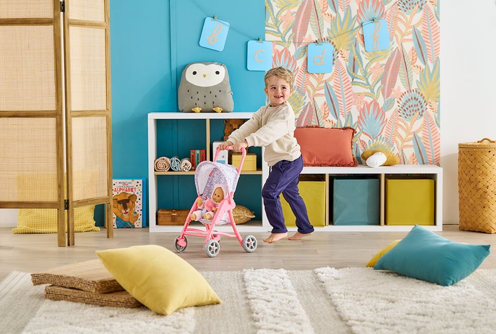 Accessoires 30 cm - Poussette Florale