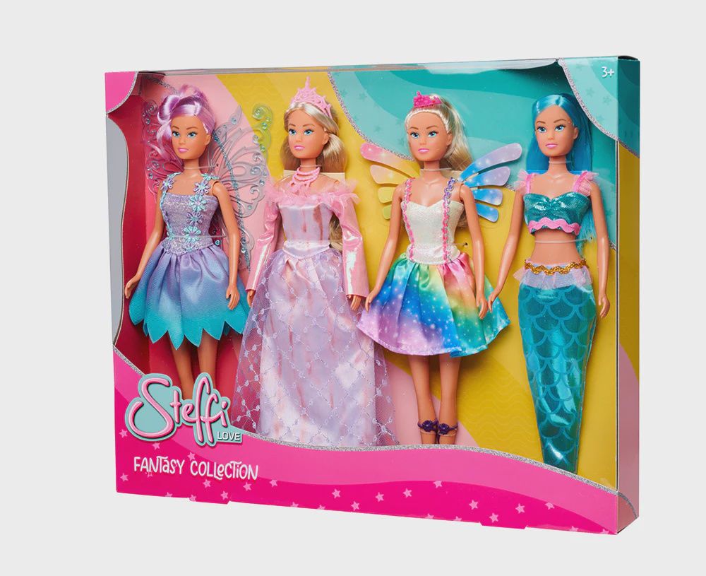 Collection Fantaisie de 4 poupées