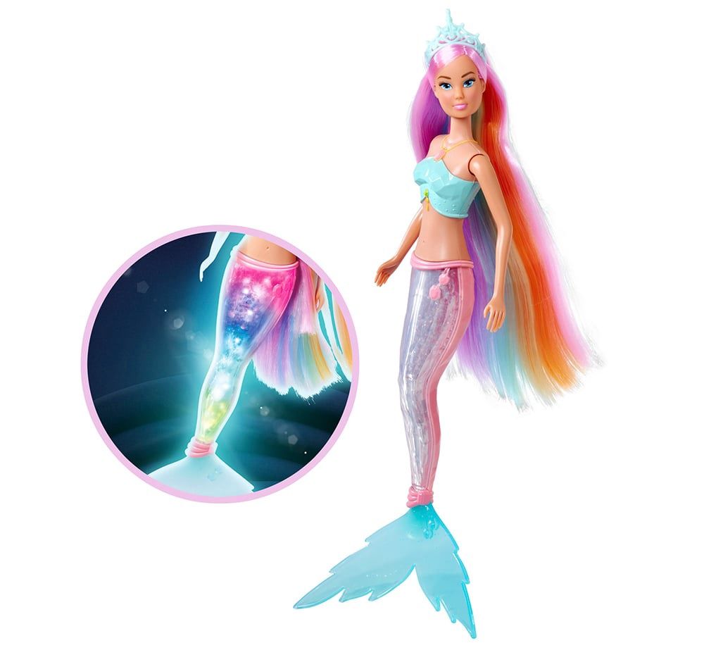 Sirène magique arc-en-ciel