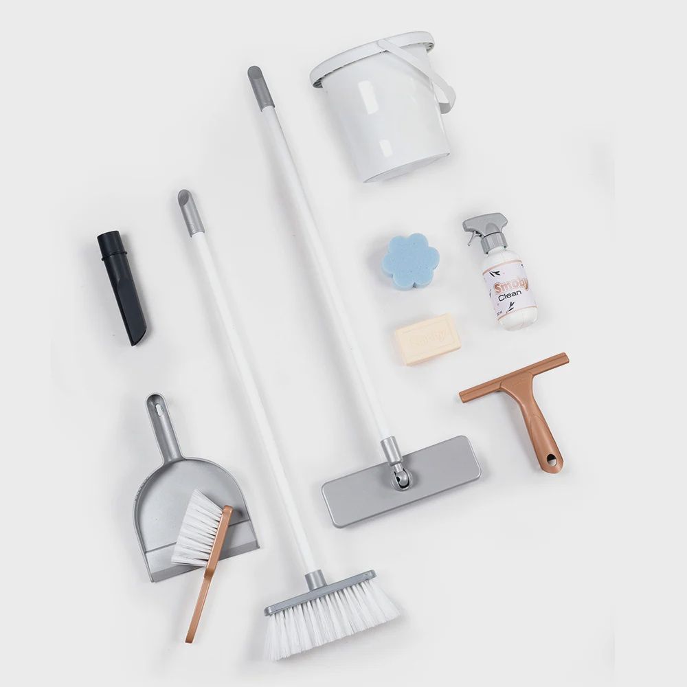 Rowenta Chariot Ménage + Aspirateur (Noir/Brun)