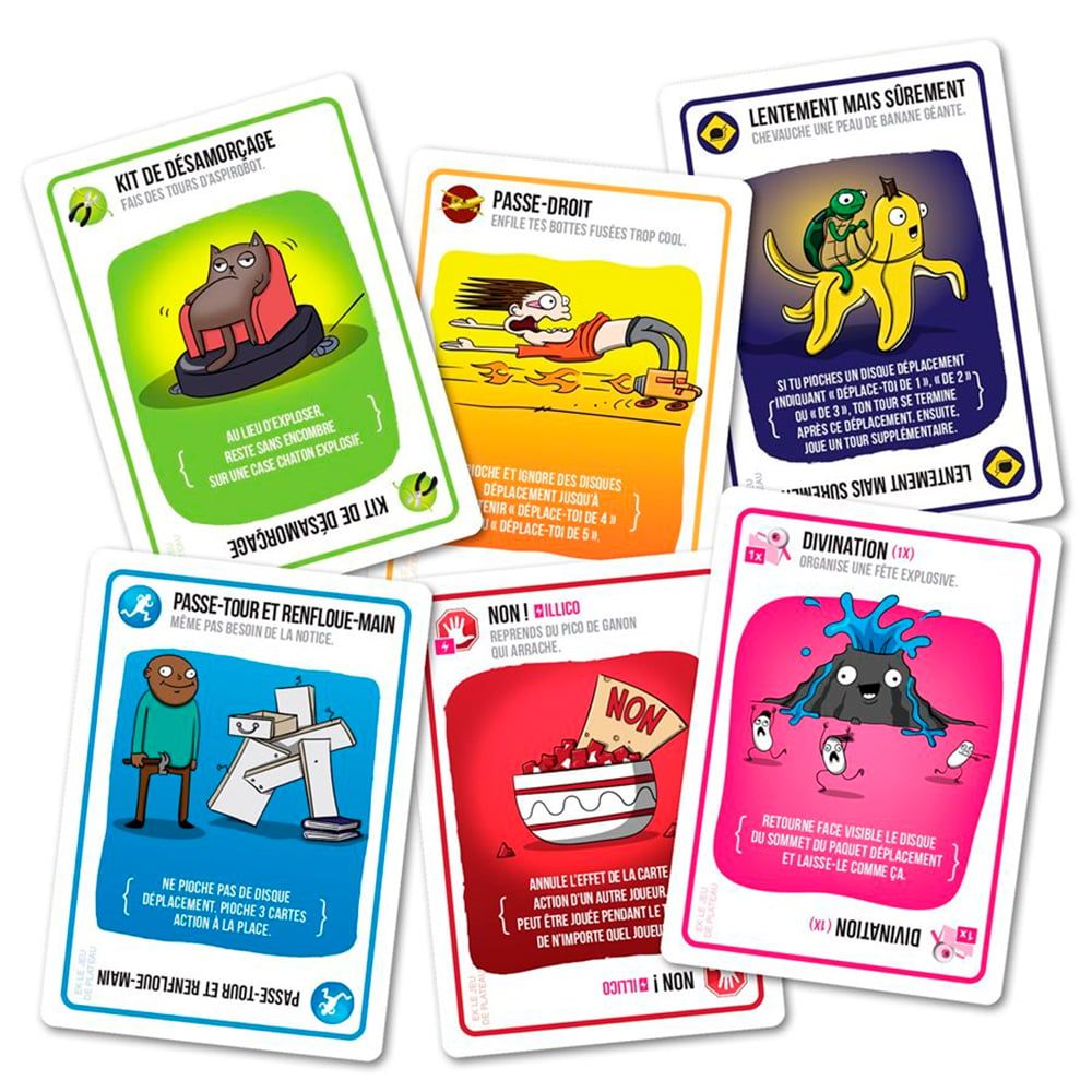 Jeu Exploding kittens - Le jeu de plateau Version française