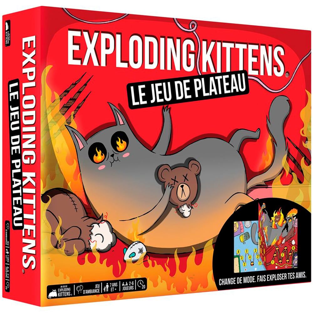 Jeu Exploding kittens - Le jeu de plateau Version française