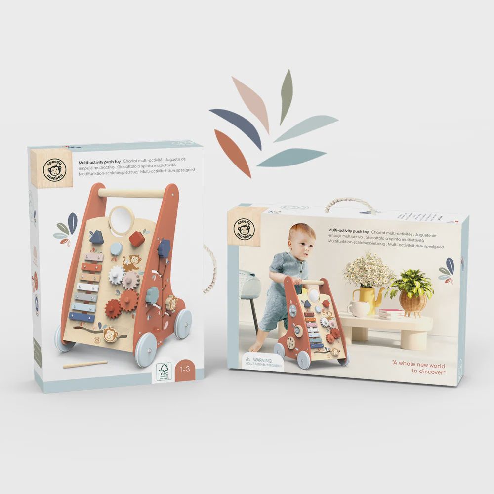 Chariot Multi-Activités en bois