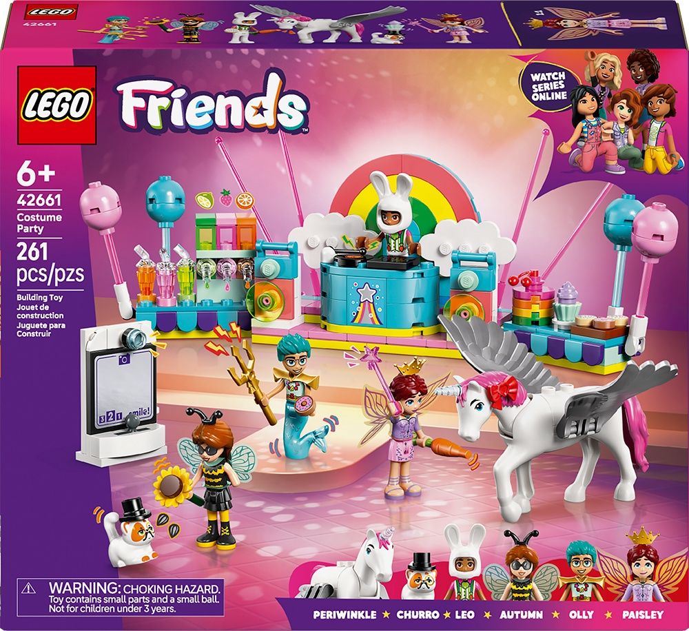 42661 / Friends - Soirée déguisée avec une licorne et une fée