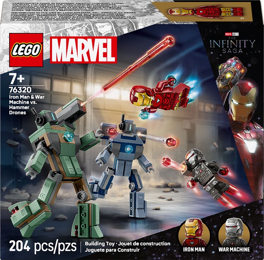76320 / Marvel - Iron Man et War Machine contre les drones de Hammer