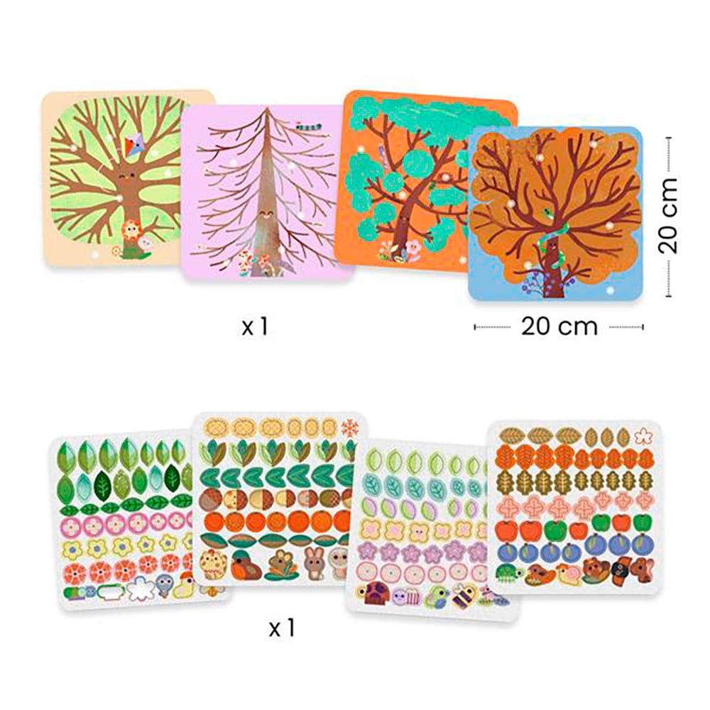 Tableaux de feutrine / La ronde des saisons