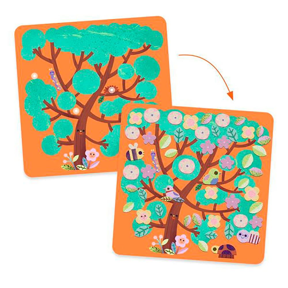 Tableaux de feutrine / La ronde des saisons