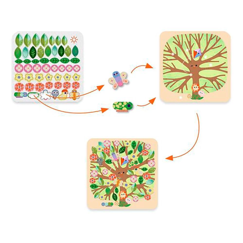 Tableaux de feutrine / La ronde des saisons