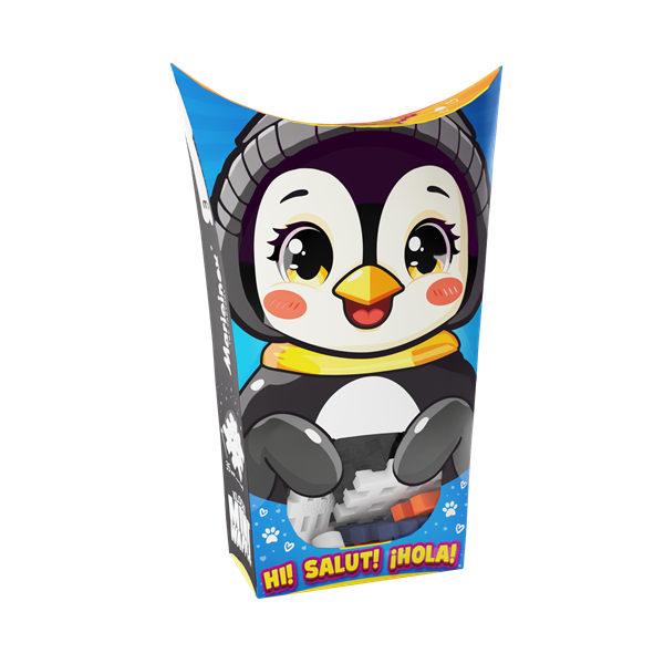 Mini Waffle - Animaux de poche : Pingouin (17 pcs)