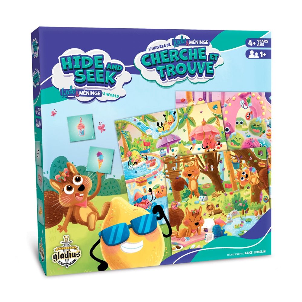 Jeu Cherche et Trouve - L&#39;univers de Ludo &amp; Méninge