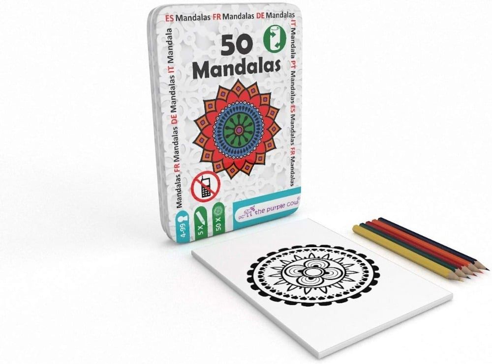 50 To Go - Ensemble de coloriage Mandalas