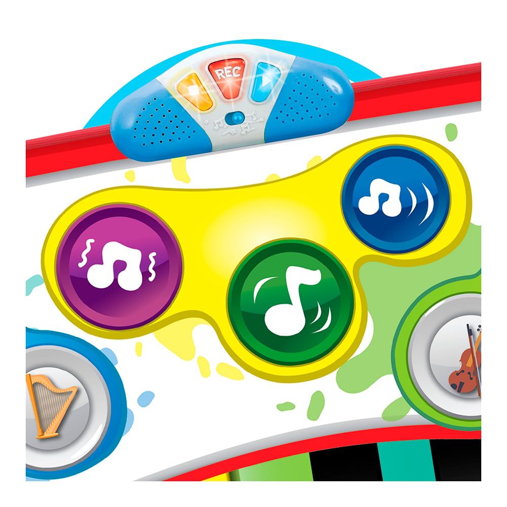 Tapis-piano saute et joue