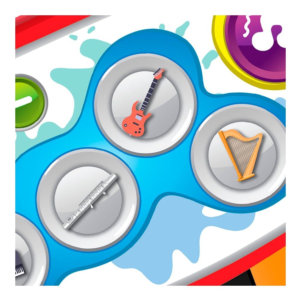 Tapis-piano saute et joue