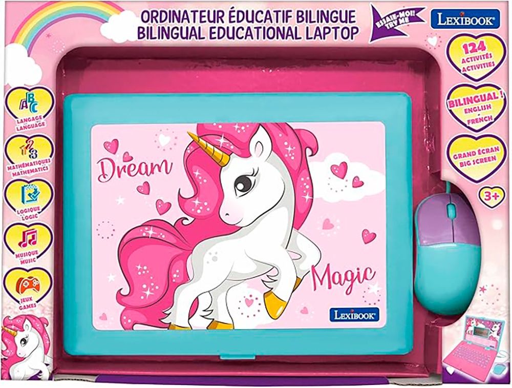 Ordinateur éducatif - Licorne - Version bilingue
