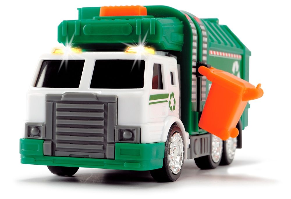 City Heroes - Camion de recyclage Sons et lumières (15 cm)