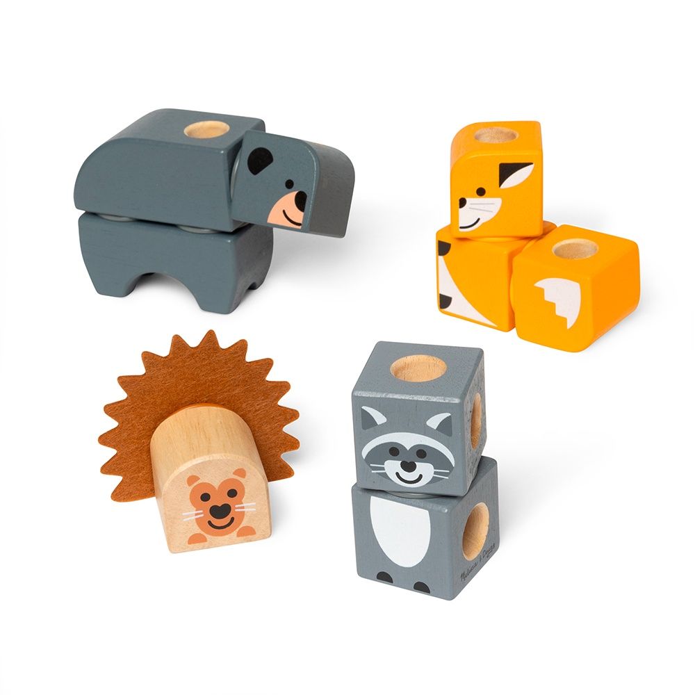 Blockables - Ensemble de jeu amis de la forêt (16 pcs)